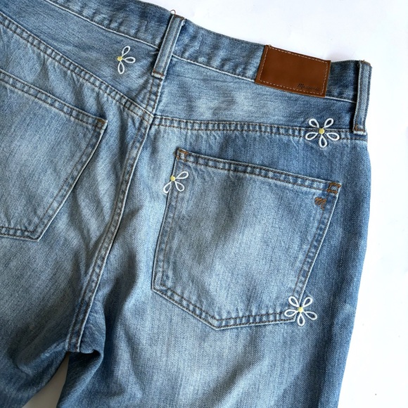 Madewell High Rise The Perfect Summer Straight Leg Jeans Daisy 🌼 Edition - Picture 11 of 11